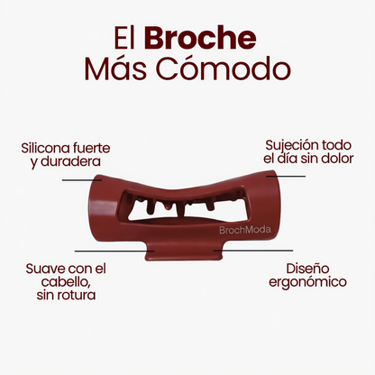 Broche de Silicona para el Pelo - Te protege de golpes, muy duradero y comodo