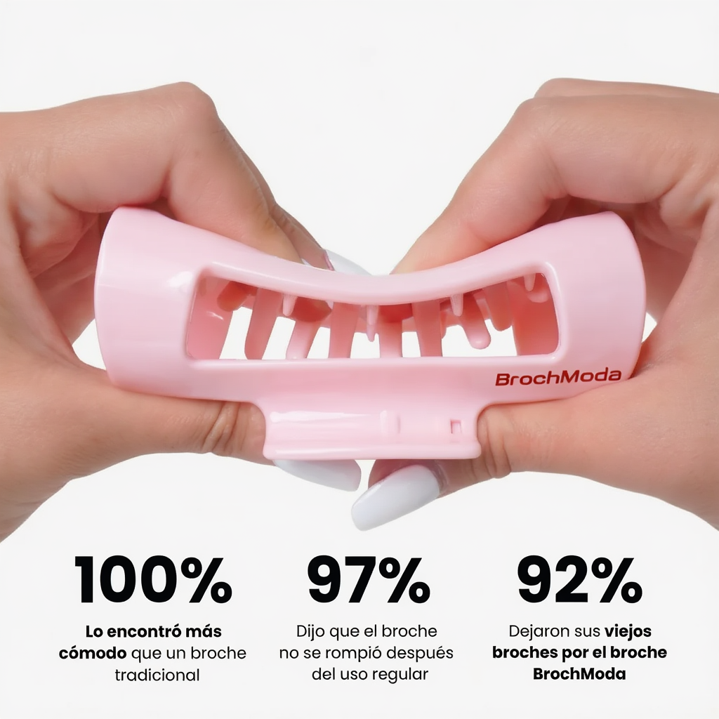 Broche de Silicona para el Pelo - Te protege de golpes, muy duradero y comodo